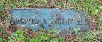 Dr Dexter D Ashley Grave Marker