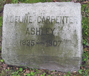 Adeline Carpenter Ashley Grave Marker