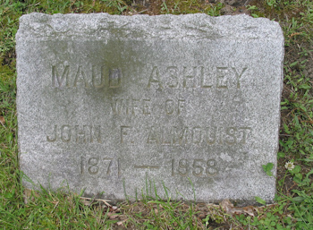 Maud Ashley Grave Marker