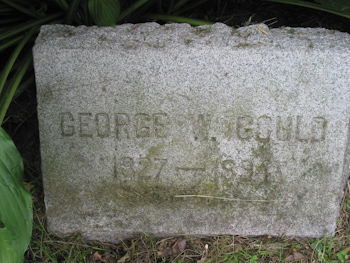 George W Gould Grave Marker