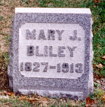 Mary Biley gravemarker