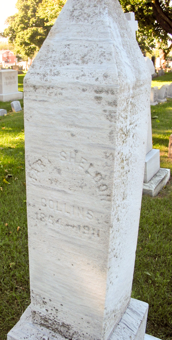 Mary Sheldon Collins gravemarker
