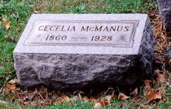 Cecelia McManus gravemarker