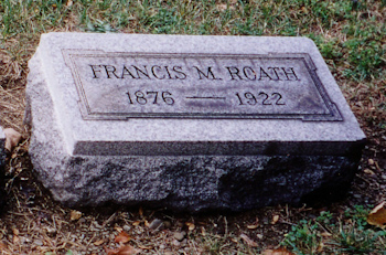 Francis Roath gravemarker