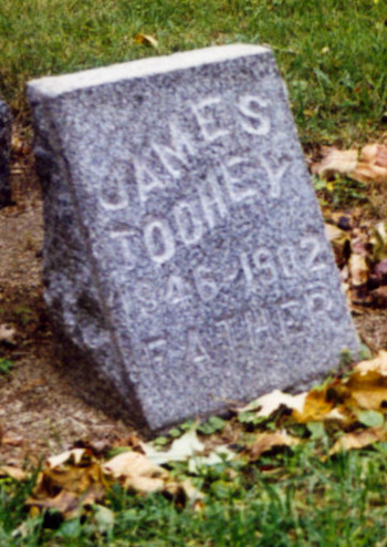 James Toohey gravemarker