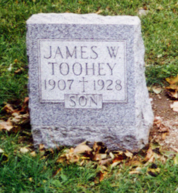 James W Toohey gravemarker