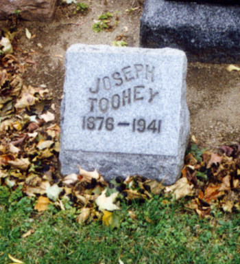 Joseph Toohey gravemarker