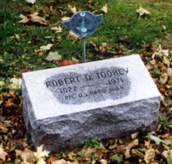 Robert O Toohey gravemarker