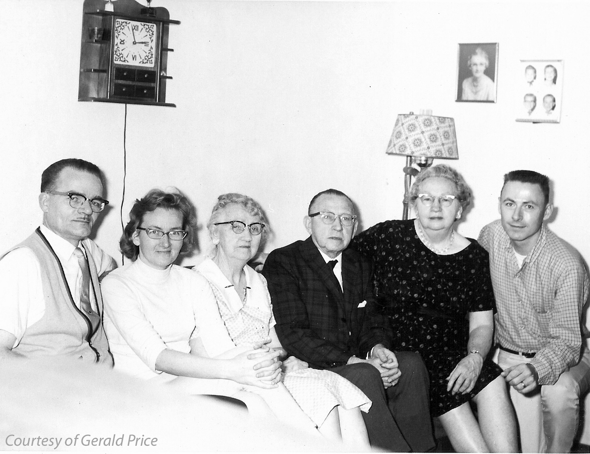 John & Mary Conville Saunders with children and her siblings, George Gerald Conville & Mary Conville Price