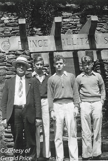 Victor Price, John Saunders & Donald Price (Prince Gallitzin State Park PA, ca 1937)