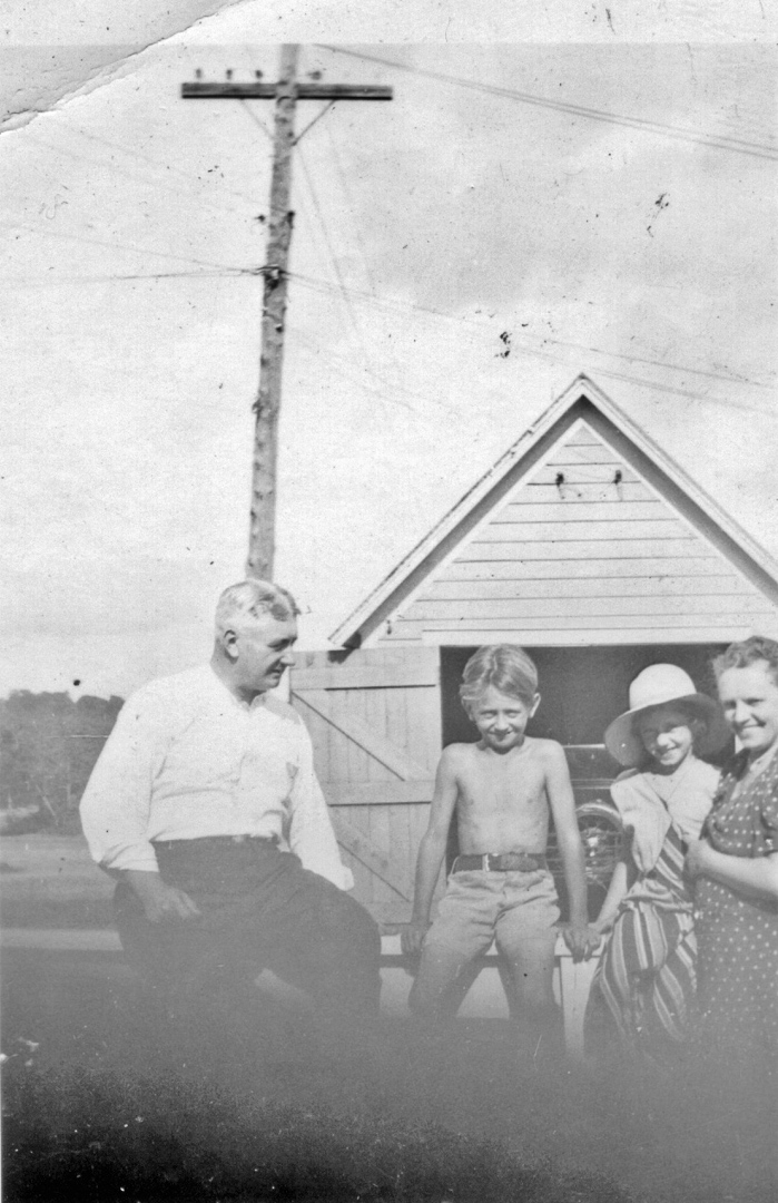 Eugene J. & Grace H. Smith McManus with son Joseph William (Bill) and daughter Mary Ann