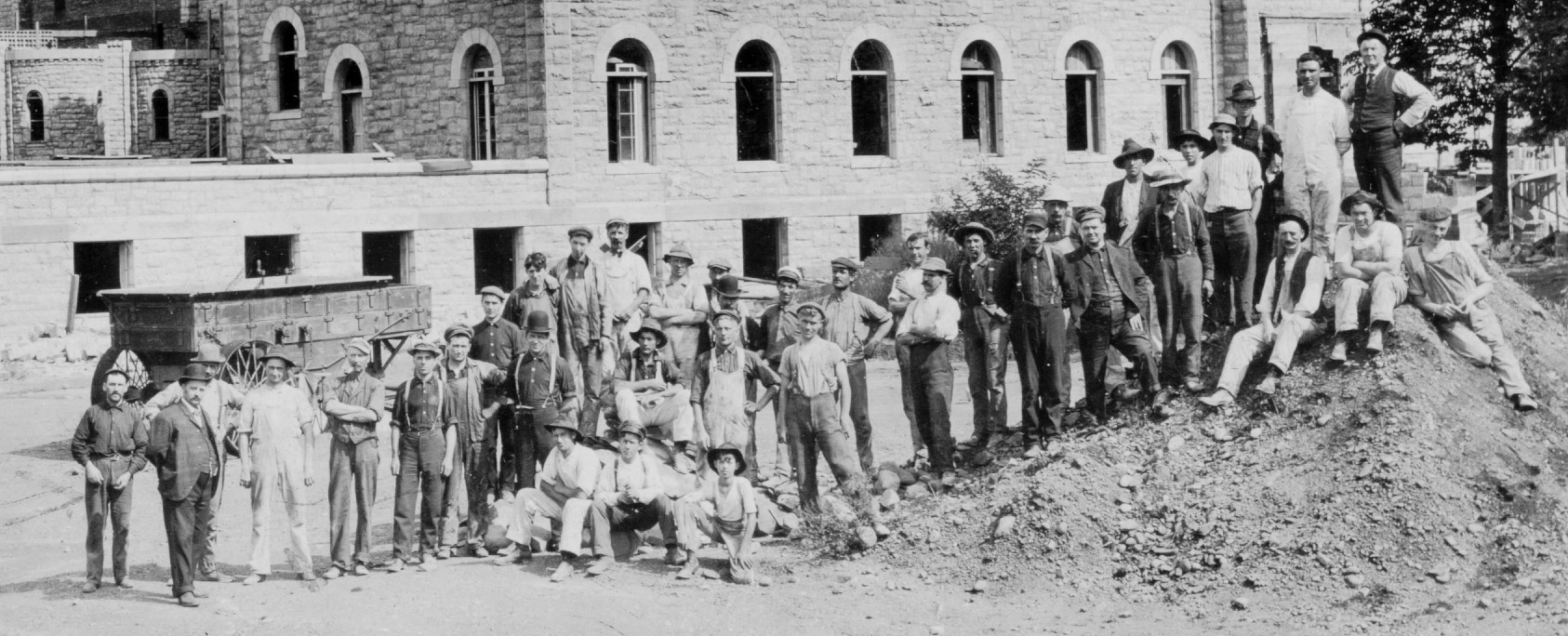Construction Workers, Mount Saint Alphonsus (Esopus NY)