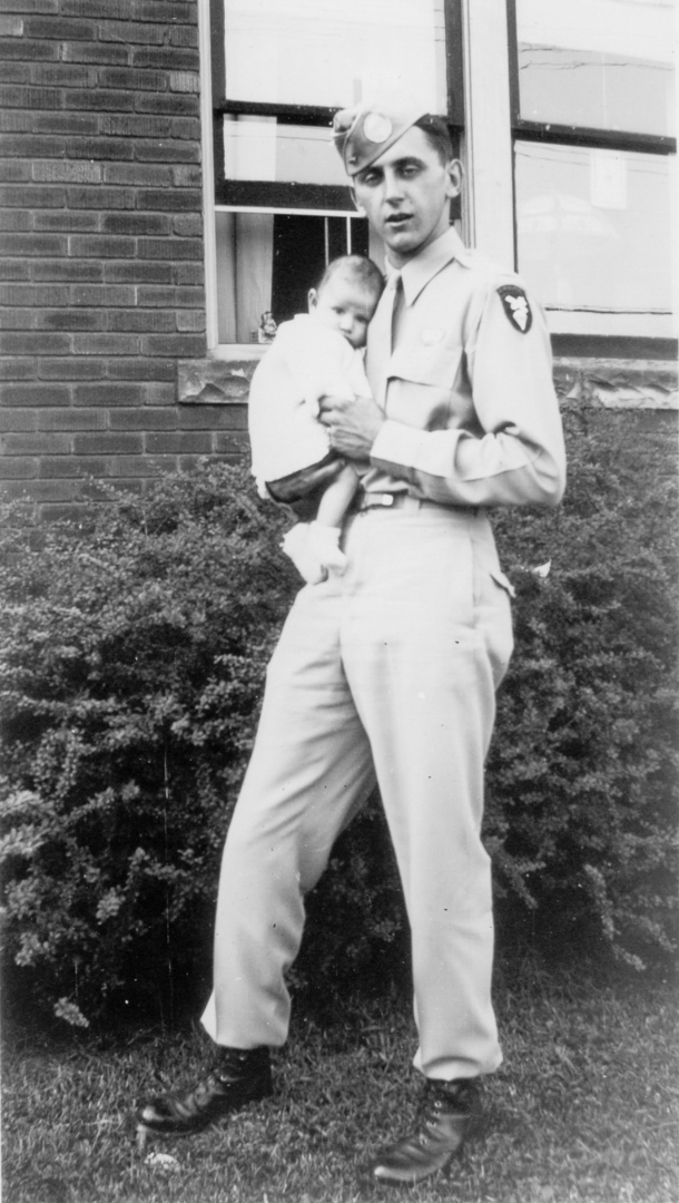 Joseph William (Bill) McManus with daughter (circa 1944)