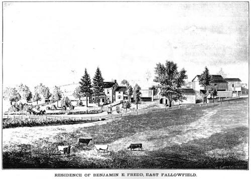 Residence of Benjamin E Fredd, East Fallowfield
